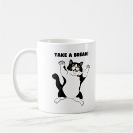 Sassy Black Cat Kaffee-Tasse – Erinnerung, eine Pa Kaffeetasse