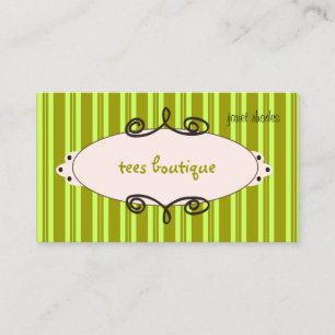 Sassy Boutique, Visitenkarten Visitenkarte