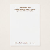 Sassy Bow & Juwelier Display Card (Rückseite)