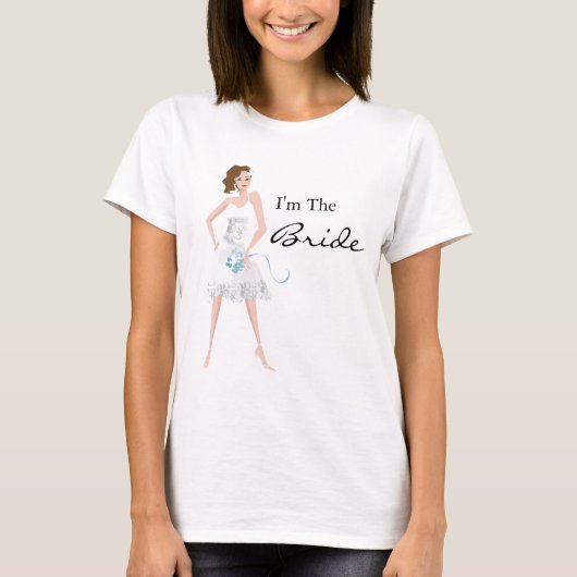 Sassy Bride "I'm the Bride" Tee Shirt (Vorderseite)