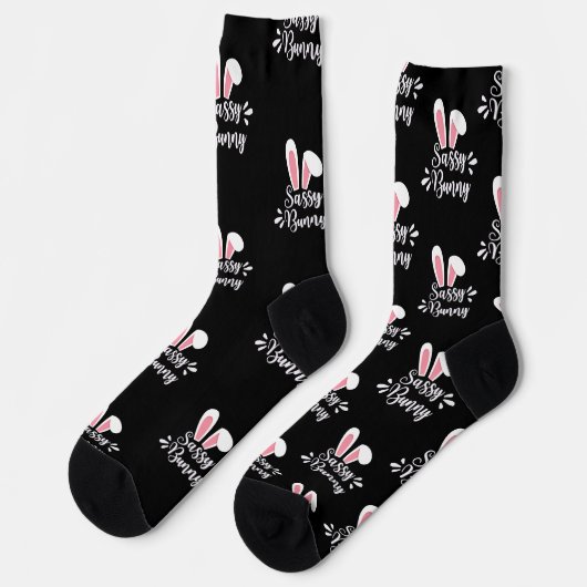 Sassy Bunny Premium Crew Sock Socken (Linkes Detail)
