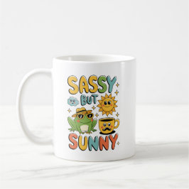 Sassy but Sunny - Funny Frosch Sommer Kaffeetasse