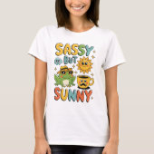 Sassy but Sunny - Funny Frosch Summer T - Shirt (Vorderseite)