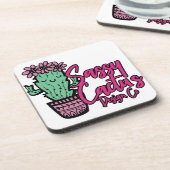 SASSY CACTUS DESIGN GO [Logo 1] Getränkeuntersetzer (Linke Seite)