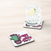 SASSY CACTUS DESIGN GO [Logo 1] Getränkeuntersetzer (Rechte Seite)