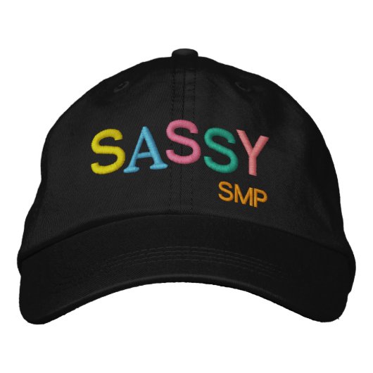 SASSY Cap by SRF Bestickte Baseballkappe (Vorderseite)