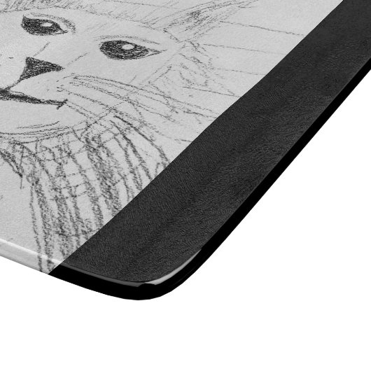 Sassy Cat Cat Cutting Board Schneidebrett (Ecke)