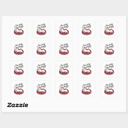 Sassy Cat Cocktail Sticker (Blatt)