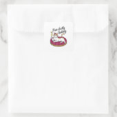 Sassy Cat Cocktail Sticker (Tasche)