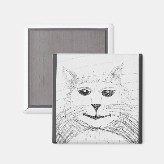 Sassy Cat Magnet (Vorderseite/Rückseite)