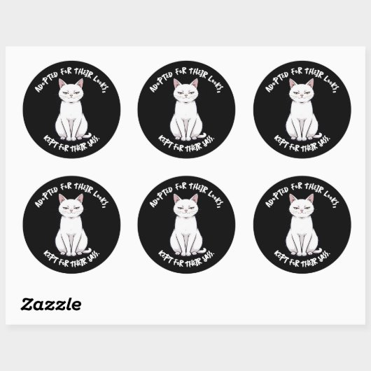 Sassy Cat Sticker (Blatt)