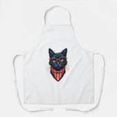 Sassy Cat Sticker Schürze (Vorderseite)
