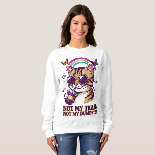 Sassy Cat Sweatshirt (Vorne ganz)