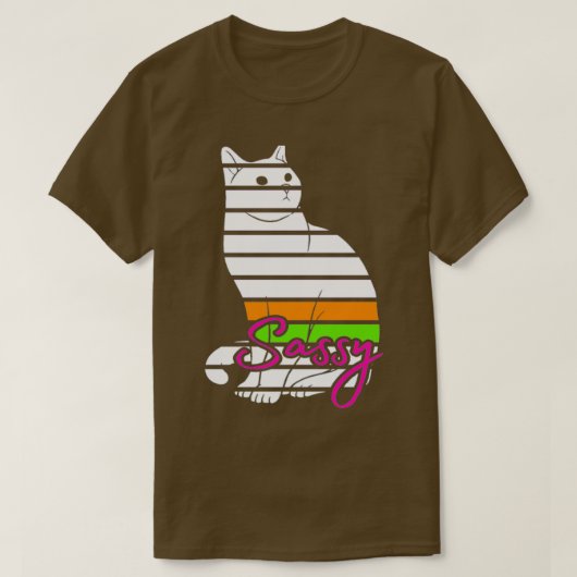 Sassy Cat T-Shirt (Design vorne)