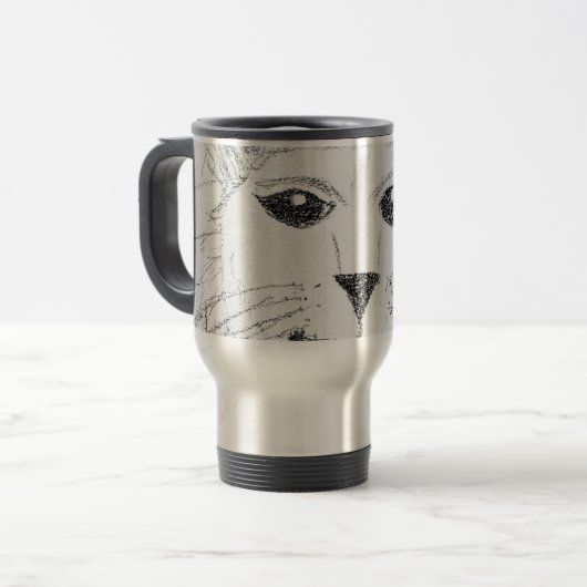 Sassy Cat Tasse (Vorderseite Links)