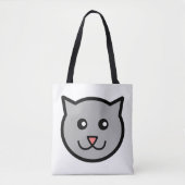 Sassy Cat Tote Bag Tasche (Vorderseite)