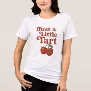 Sassy Cherry Ein bisschen herb Retro-Roter Typ Tri-Blend Shirt