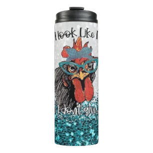 Sassy Chicken Attitude Thermosbecher
