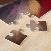 Sassy Chihuahua Dog in Fluffy Winter Fur Collar Puzzle (Seite)