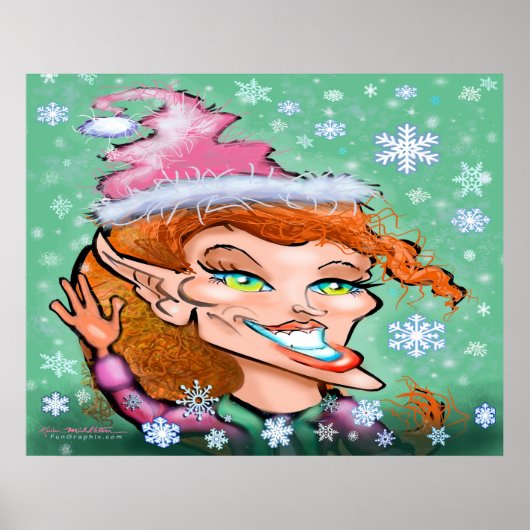 Sassy Christmas Elf Poster (Vorne)