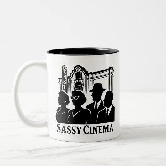 Sassy Cup - Drink the Sass Zweifarbige Tasse (Links)