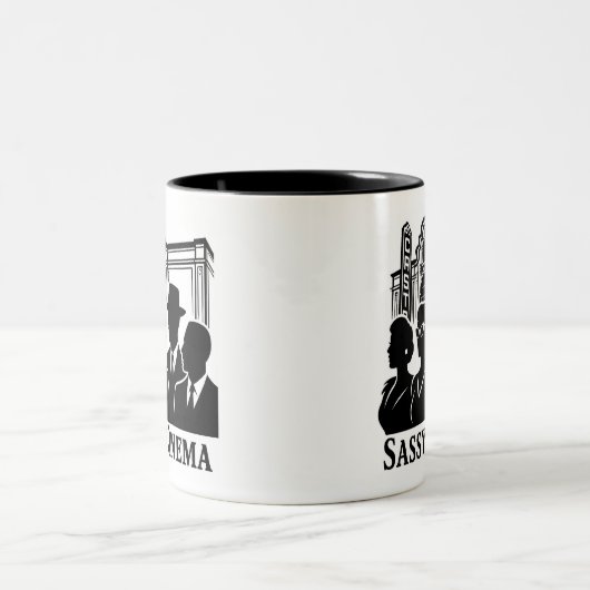Sassy Cup - Drink the Sass Zweifarbige Tasse (Mittel)
