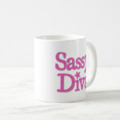 Sassy Diva Kaffeetasse (VorderseiteRechts)