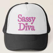 Sassy Diva Truckerkappe (Vorderseite)