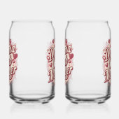 Sassy "Drama Club Member" with Hearts Dosenglas (Links)