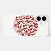 Sassy "Dramaclub-Mitglied" mit Herzen Case-Mate iPhone Hülle (Rückseite (Horizontal))