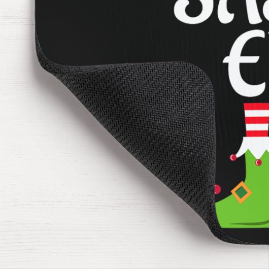Sassy Elf Matching Family Group Weihnachts-Party X Mousepad (Ecke)