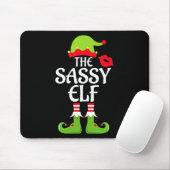 Sassy Elf Matching Family Group Weihnachts-Party X Mousepad (Mit Mouse)