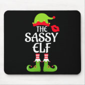 Sassy Elf Matching Family Group Weihnachts-Party X Mousepad (Vorne)