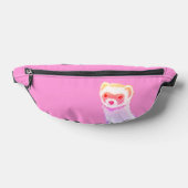 Sassy Ferret in Regenbogenfarben Bauchtasche (Ablage )