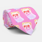 Sassy Ferret in Regenbogenfarben Krawatte (Gerollt)