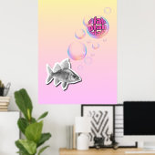 Sassy Fish Poster (Heimbüro)