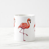 Sassy Flamingo Retro Vintag Kaffeetasse (Mittel)