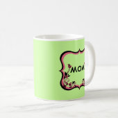 Sassy Floral Customizable Mama Tasse (VorderseiteRechts)