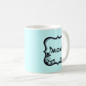 Sassy Floral Customizable Mama Tasse (VorderseiteRechts)