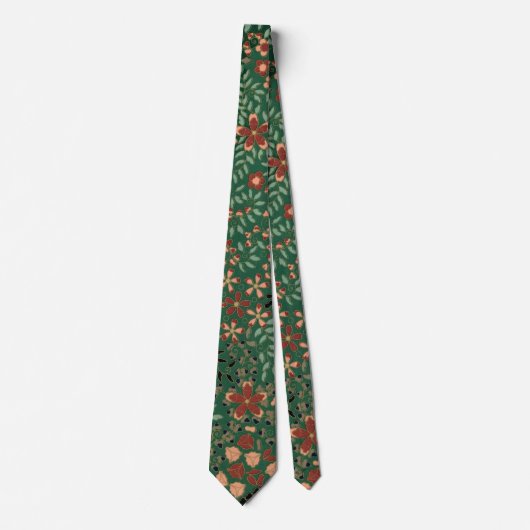 Sassy floral gemustert Neck Tie Krawatte (Vorderseite)