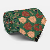 Sassy floral gemustert Neck Tie Krawatte (Gerollt)