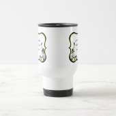 Sassy florale Rahmen Tasse, hellgelb Reisebecher (Mittel)