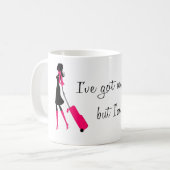 Sassy Flugbegleiter-Kaffee-Tasse Kaffeetasse (Vorderseite Links)