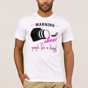 Sassy Fotografy Camera Girl T Shirt