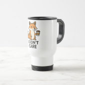 Sassy Fox with a Mug Reisebecher (VorderseiteRechts)