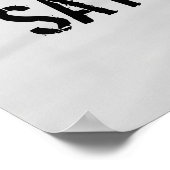 Sassy French Bulldog Poster (Ecke)