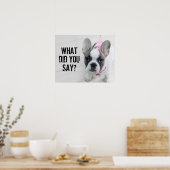 Sassy French Bulldog Poster (Küche)
