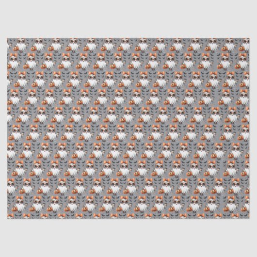 Sassy Ghost Halloween Seidenpapier (Vorderseite)