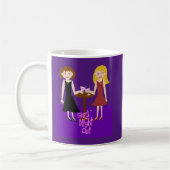 Sassy Girls Night Out Spaß Koketter Cartoon T - Sh Kaffeetasse (Links)