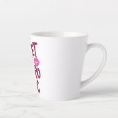Sassy Girly Humor mit rosa Lippen Milchtasse (Rechts)